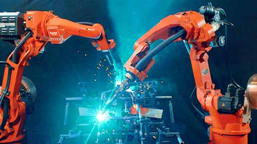 Welding robotic arms are highly effective