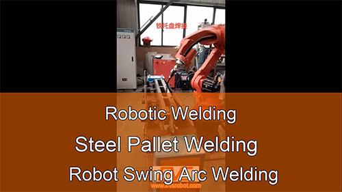 Robotic Welding | Steel Pallet Welding | Robot Swing Arc Welding