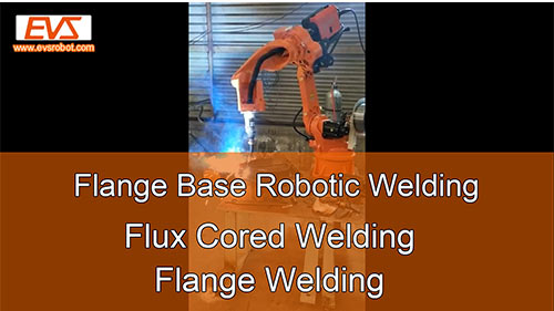 Flange Base Robotic Welding | Flux Cored Welding | Flange Welding