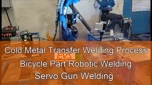 Cold Metal Transfer Welding Process | Bicycle Part Robotic Welding | Servo Gun Welding