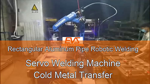 Rectangular Aluminum Pipe Robotic Welding | Servo Welding Machine | Cold Metal Transfer