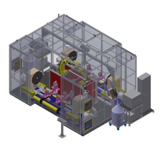 Lightweight parts welding robot workstation-type F standard configuration