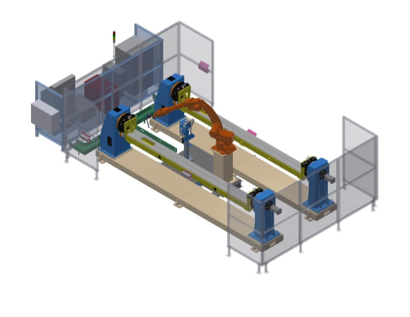 Heavy-duty arc welding robot workstation-Type B standard configuration