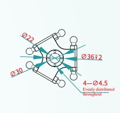 Delta Robots-ZhiKongSeries WSC-500DZ-L1/L3 End Flange