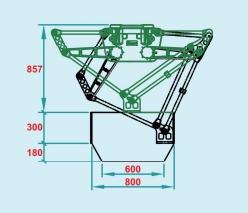 Delta Robots-ZhiHuaSeries WSC-600DE-L15/L30 Operating Range