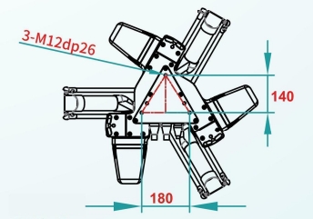 Delta Robots-ZhiShengSeries WSC-1000DJ-L3 Mounting Base