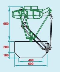 Delta Robots-ZhiShengSeries WSC-600DJ-L3 Operating Range