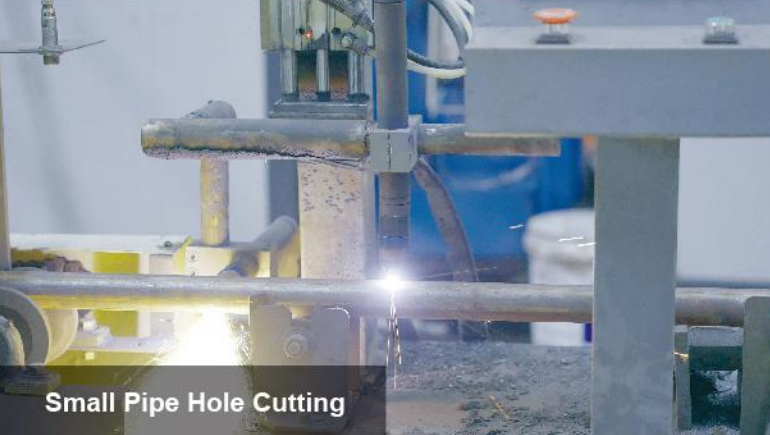 Small Pipe Hole Cutting